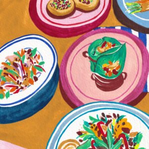 ’Sadhu Table for Two’ Print