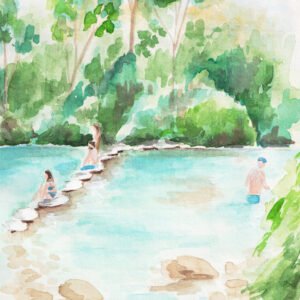 ‘Emerald Lake' Print
